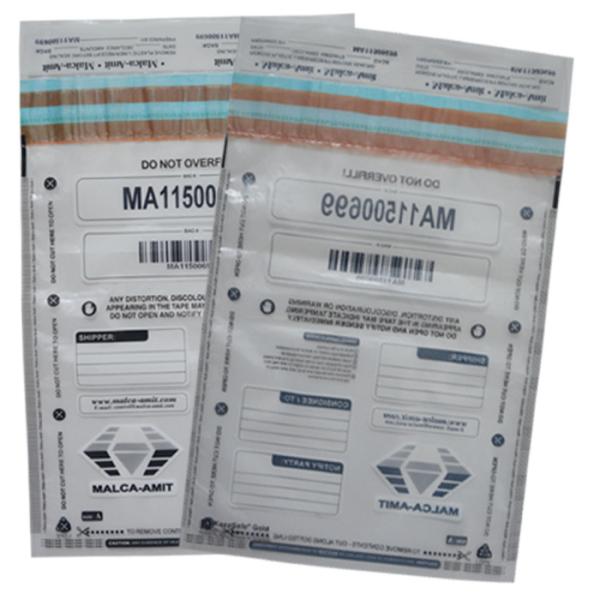 Buy LDPE Tamper Evident Bag Custom Security Bank Deposit Sealing Bag at wholesale prices