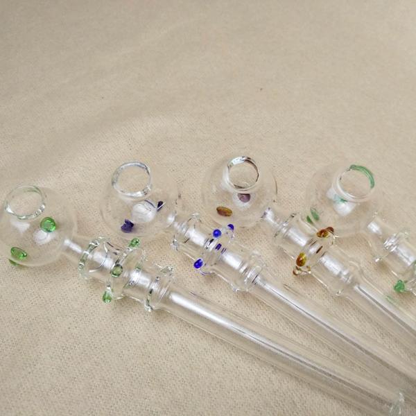 Mens Daily Use Glass Smoking Pipe High End Smart Looking OEM / ODM Available