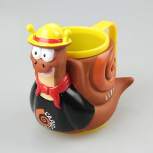 Halloween Cup 3D Pumpkin Molding 250ML Plastic PP Material Cup With Rubber Logo