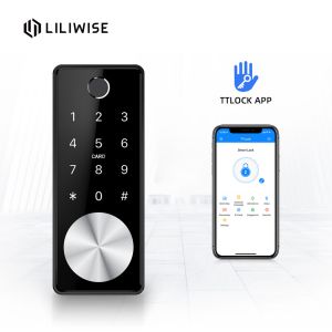 Smart Electronic Door Locks Bluetooth Remote Control Digital Fingerprint With