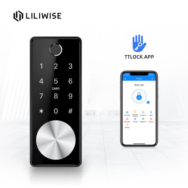 Smart Electronic Door Locks Bluetooth Remote Control Digital Fingerprint With