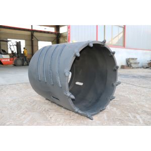 Drilling Machine Parts Rotary Drilling Rig Double Bottom Auger Bucket