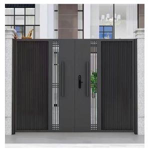 High-End Gate Tubular Steel Fence Simple And Elegant 2m*1.8m Gate