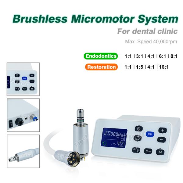 Buy 40000rpm Dental LED Illumination Brushless Electric Micro Motor unit at wholesale prices