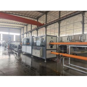 40-160mm Diameter Double Wall Corrugated Pipe Machine with Water and Fan Cooling