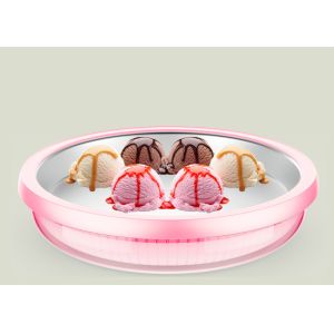 Flavored Non Electric Instant Ice Cream Tray Simply Manual Freeze Pan Overnight