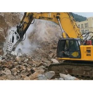 CE Certified Impact Hydraulic Top Breaker Rock Drill Attachment For Crushing