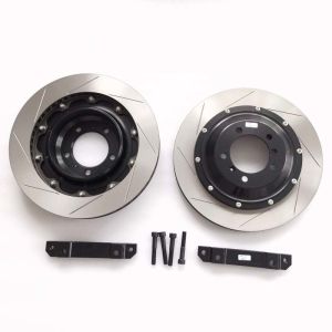 Round Cast Iron Brake Disc 380*32 Slot Center Bell Bracket For Porsche 997