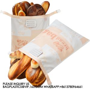 Reusable Bread Bags For Homemade Bread Storage ECO Bread Freezer Bag - Sourdough