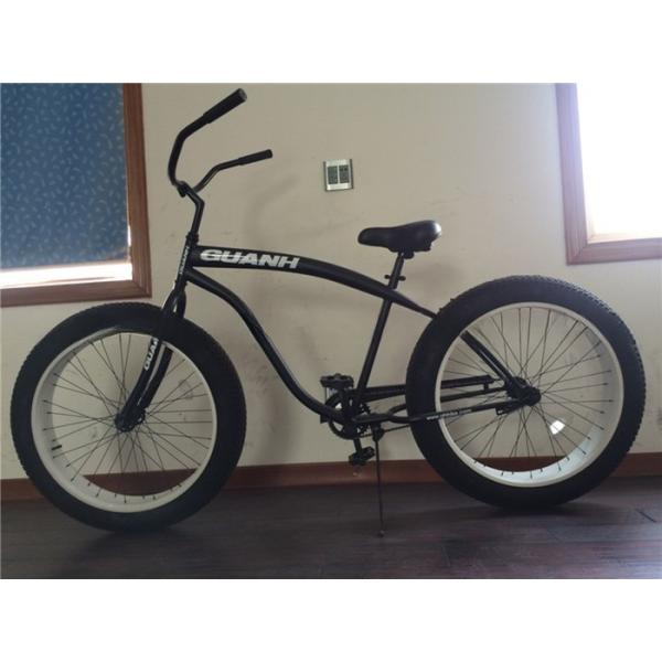 Beach Cruiser Style Fat Tire Bike with 26*4.0 Tire and Steel Fork Material