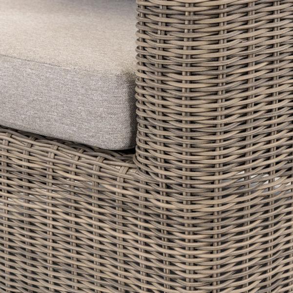 Outdoor Furniture AJUNION Modern Garden Set PE Rattan Patio Furniture Round Wicker Set