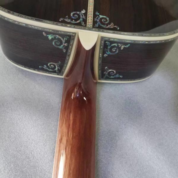 D Classic 45 Dreadnought acoustic guitar with natural Solid spruce TOP with Fishman EQ and hardcase logo