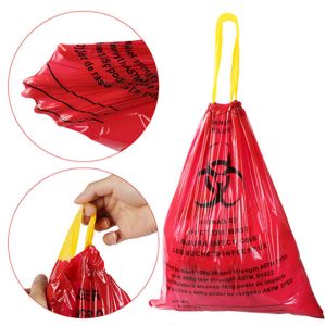 Large Capacity Yellow red hospital clinics infectious plastic disposable medical