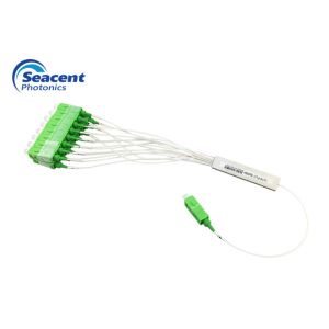 PLC Mini 1x16 Optical Splitter Stable Polarization For Passive Optical Network