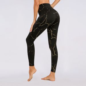 Hot Stamping Womens Workout Leggings