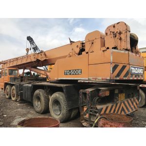 TADANO TG-500E Second Hand Cranes , 50 Ton Second Hand Truck Cranes Nissan
