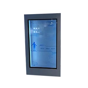 FCC Transparent LCD Advertising Interactive Translucent Lcd Box