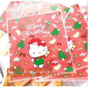 Various Styles Christmas Santa Claus moose Snowman self-adhesive Cookie