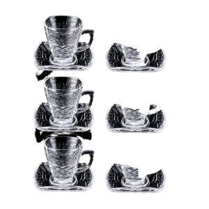 Simple Design Ceramic Porcelain Coffee Cup and Saucer Set for Home Decoration