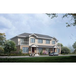 Waterproof Construction And Building Materials , Light Gauge Steel WPC House