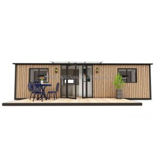 Modern Design Prefabricated Wooden Container House Expandable Office with Steel