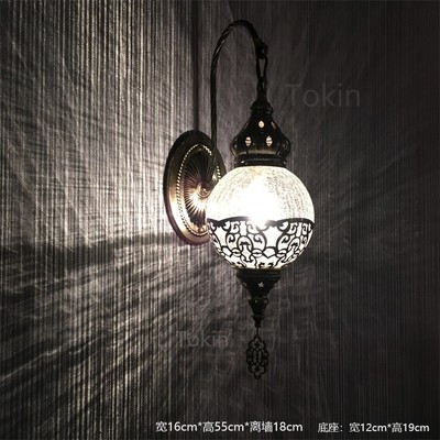 Beautiful Handmade Turkish Mosaic Lamp Single Ball Hanging Lights(WH-DC-21)