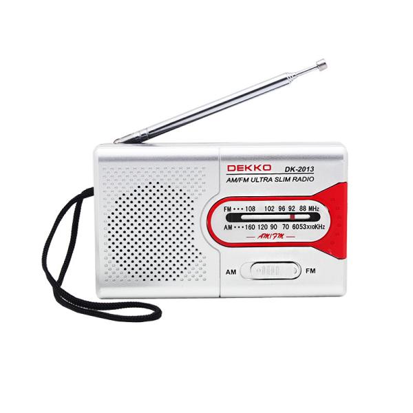 Buy Private model Portable AM FM Radio OEM LOGO Color 2 Band ABS With Speaker at wholesale prices