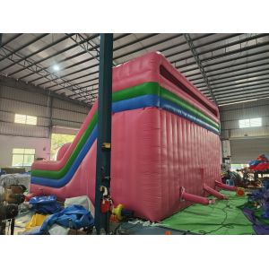 Commercial Grade PVC Spider-Man Waterslide Inflatable Bounce House Combo