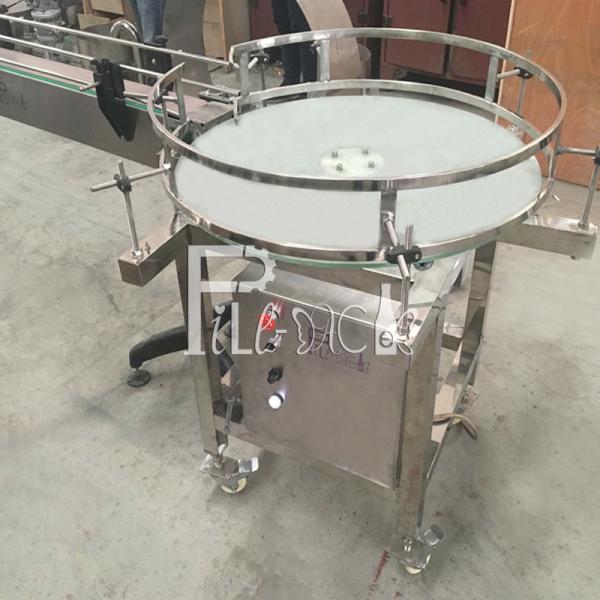 6000BPH Accumulation Turnround PET Glass Bottle Feeding Table