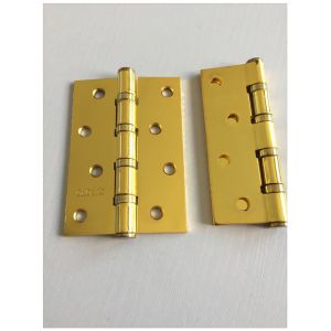 Heavy Four Steel Circle Residential Ball Bearing Door Hinges Soft Closing Flat