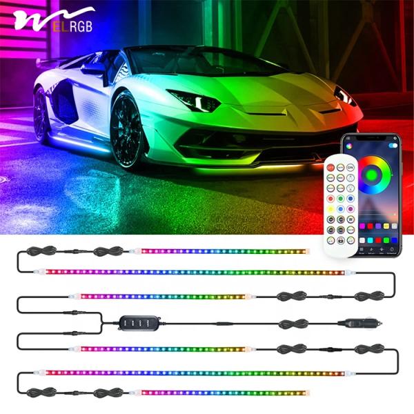 Multi Color Chasing Neon Light Kit with Remote Control and 50000 Hours Working Time