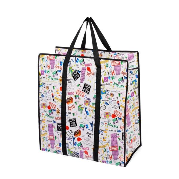 Buy Grocery Reusable Woven Bags with Customizable Printing and Customization at wholesale prices