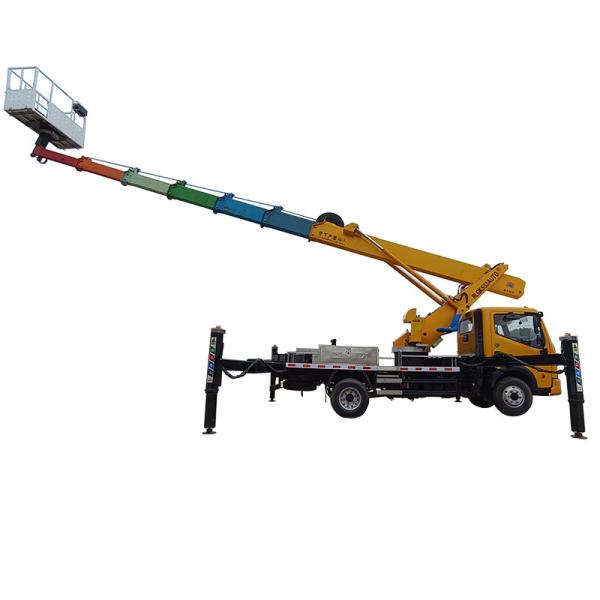 Buy China Hot Selling Factory Price Top Quality Customized Dongfeng 4*2 New Diesel 33 m High Working Platform Truck Crane at wholesale prices