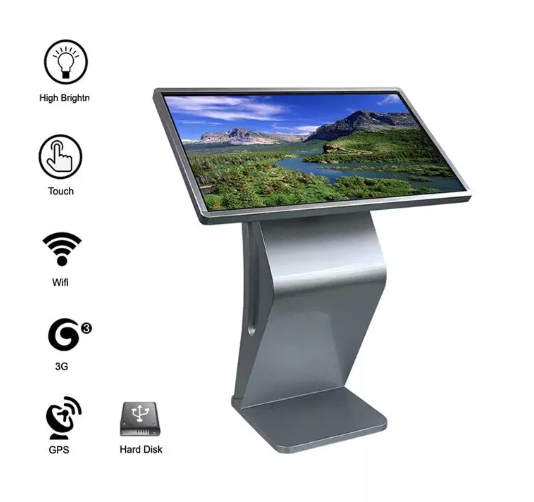 55 Inch WIFI Capacitive Touch Screen Kiosk Digital Signage 21.5'' I3/I5/I7 CPU Software