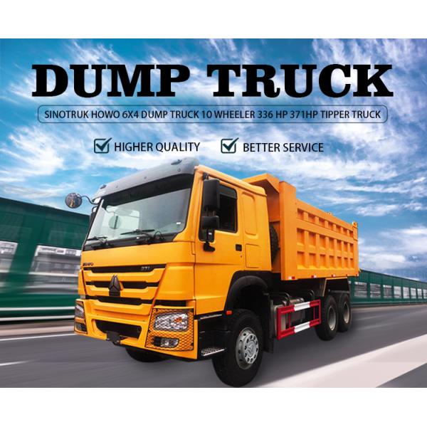 Manual Transmission Sinotruk Howo Tipper Truck 6X4 8X4 Euro 2 371hp/400HP 10 Wheeler Dump Truck with Gross Vehicle Weight 21-30T
