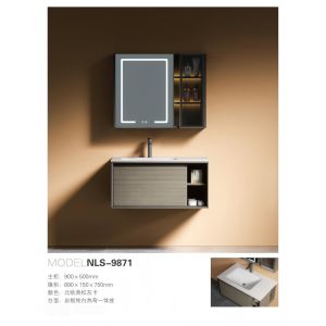 China Water Resistant Bathroom Sanitary Wares with LED Mirror for Hotels on sale