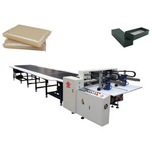 Quality Double Feeder Automatic Rigid Box Gluing Machine for sale