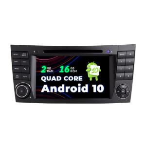 China W211 E200 E300 Mercedes Benz Car Stereo Radio Quad Core Android 10.0 IPS Touch on sale