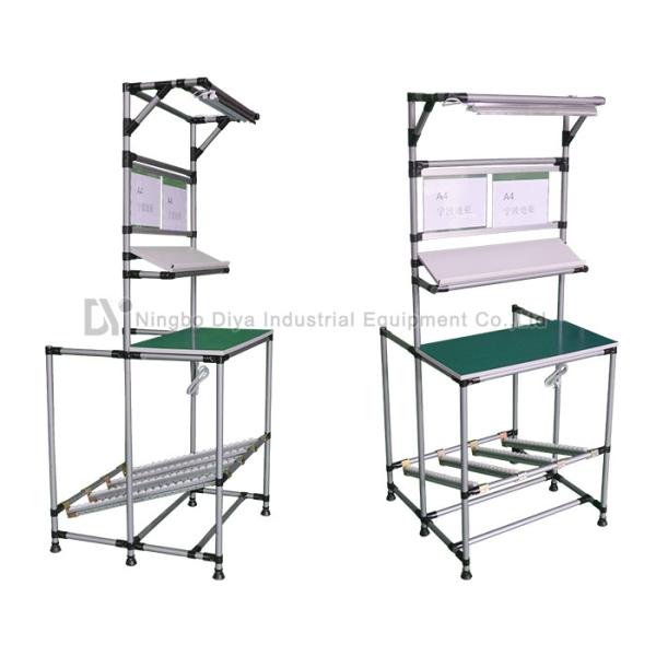 Customized Production Basics Workstations Silver Gray For Small Parts Assembly