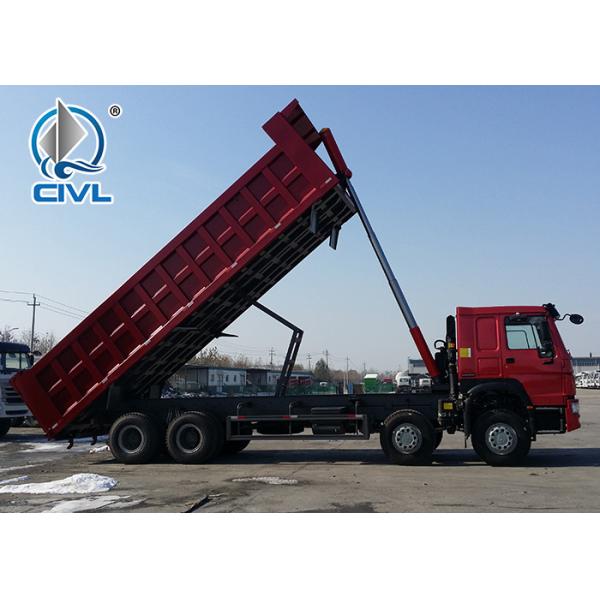 Buy Front lifting 371HP Heavy Duty Dump Truck 8X4 LHD 50tons 20-30CBM ZZ3317N3567W at wholesale prices