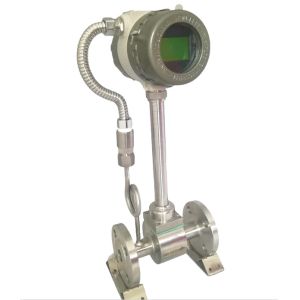 Compressed Air Steam Vortex Flow Meter IP65 Simple Structure