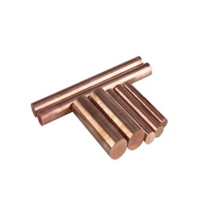 China ASTM Grade Bronze Round Bar High Purity Tungsten Copper Alloy Material on sale