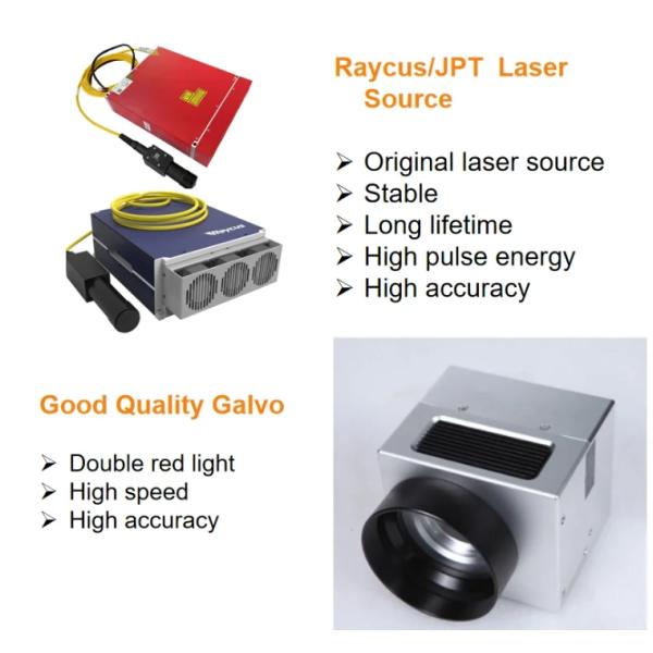30W 50W 100w 3D Fiber Laser Marking Machine IPG Metal Laser Marker