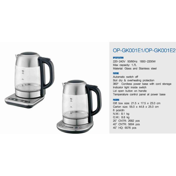 Smart App-Controlled Electric Glass Kettle for 220V/110V Fast Water Boiling