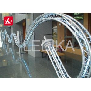 China 6082 Aluminum Lighting Truss , Circle Curved Truss With Roof System on sale