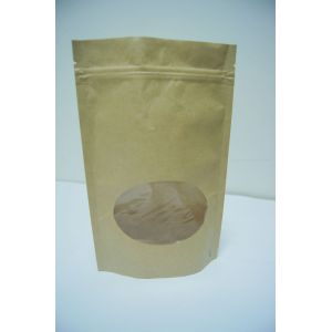 Coffee Tea Stand Up Aluminum Foil Pouch Packaging Kraft k Bag 250g 500g
