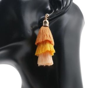 Tassel Earrings for ladies hot sell alloy tassel earrings