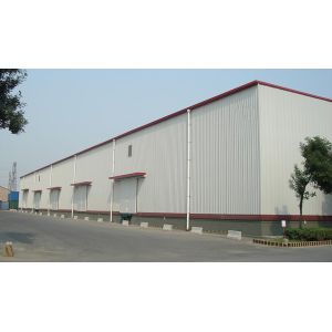 Q345B Structural Steel Warehouse For Logistic With Alu. Window And Rolling Door