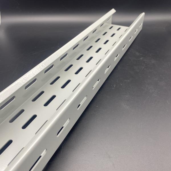Buy Construction Material 2400x250x1.5mm Steel Slotted Powder Coated Cable Trays at wholesale prices