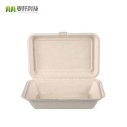 Biodegradable sugarcane Packaging Lunch Box Eco-Friendly Food Containers Meal
